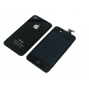 iPhone 4S displej s dotykovou plochou + zadný kryt čierny