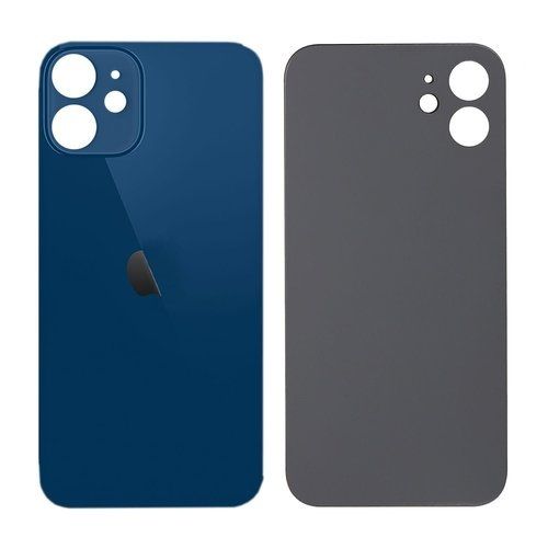 iPhone 12 mini zadné sklo, modré, väčší otvor kamery