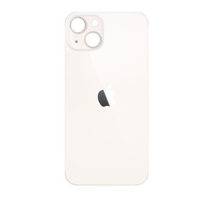 iPhone 13 mini zadné sklo, biele, väčší otvor kamery