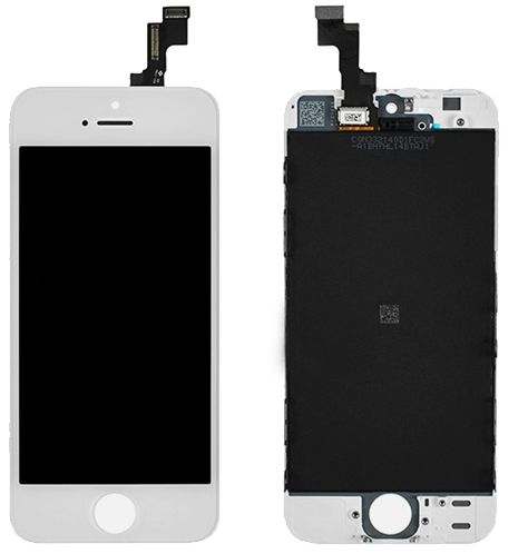 Iphone 5S/SE displej, predný panel biely ORIGINAL