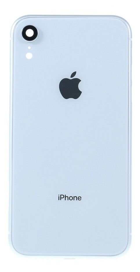 Iphone XR zadný kryt, biely s osadenými plieškami a mriežkami a flexami
