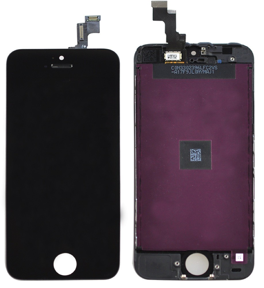 Iphone 5S/SE displej, predný panel čierny