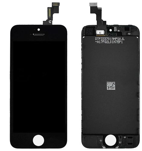 Iphone 5C displej, predný panel čierny