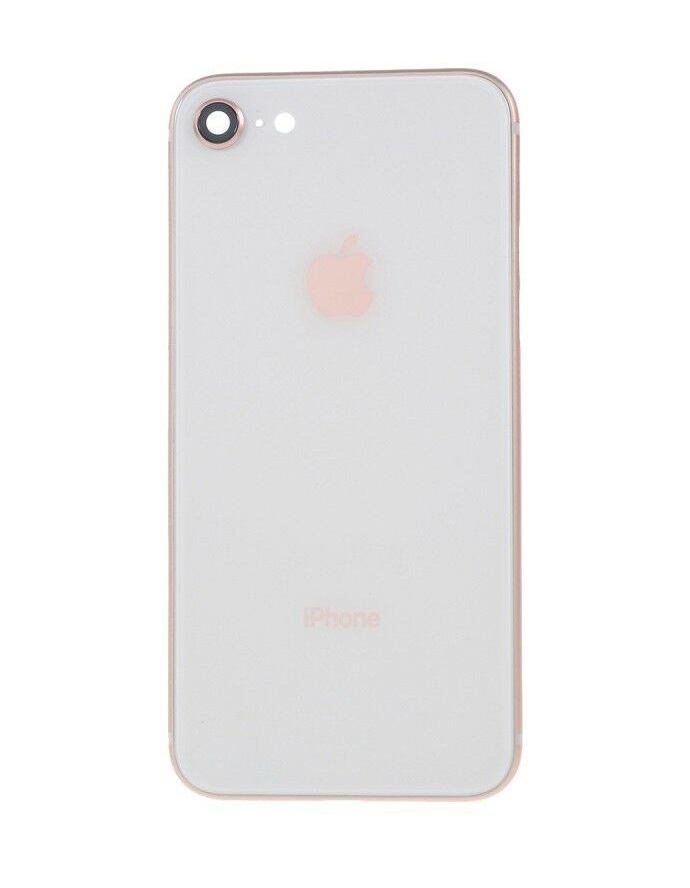Iphone 8 zadný kryt, zlatý s osadenými plieškami a mriežkami a flexami
